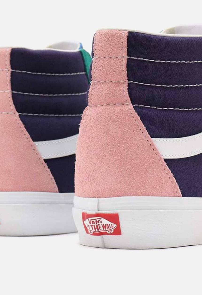 Vans - Sk8-hi - (retro court) multi/true white