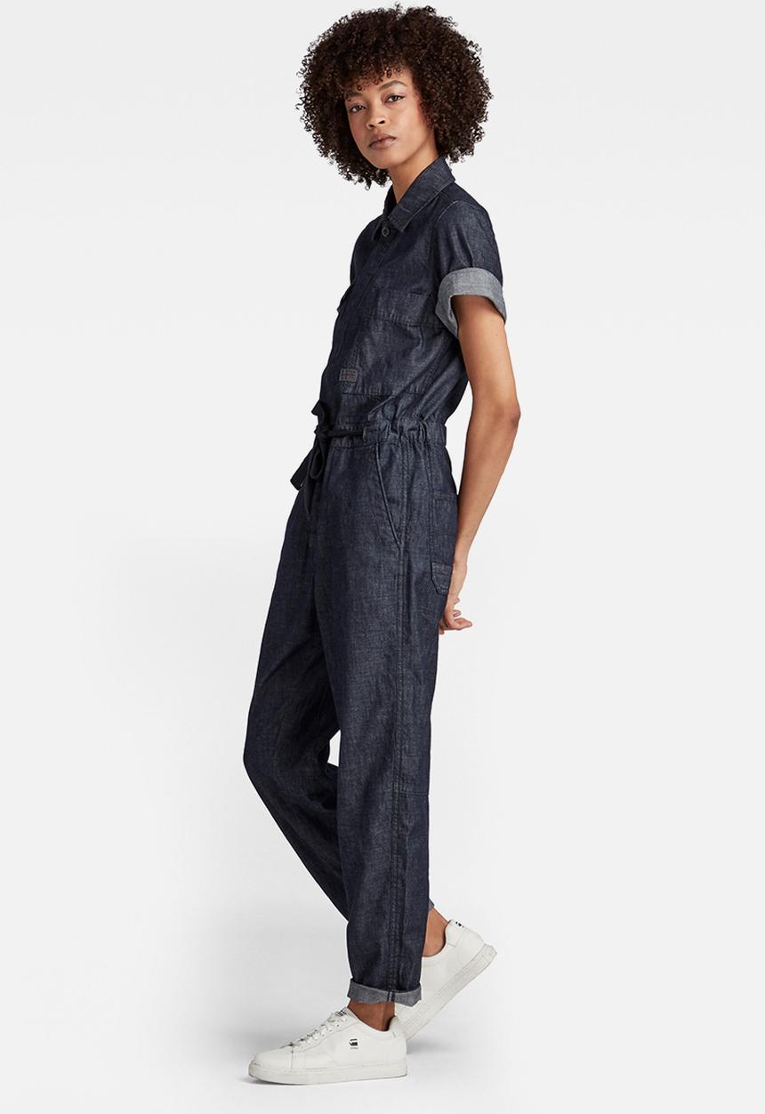 G-STAR - Army jumpsuit short sleeve - rinsed