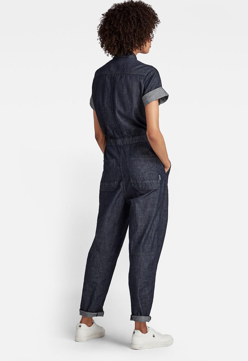 G-STAR - Army jumpsuit short sleeve - rinsed