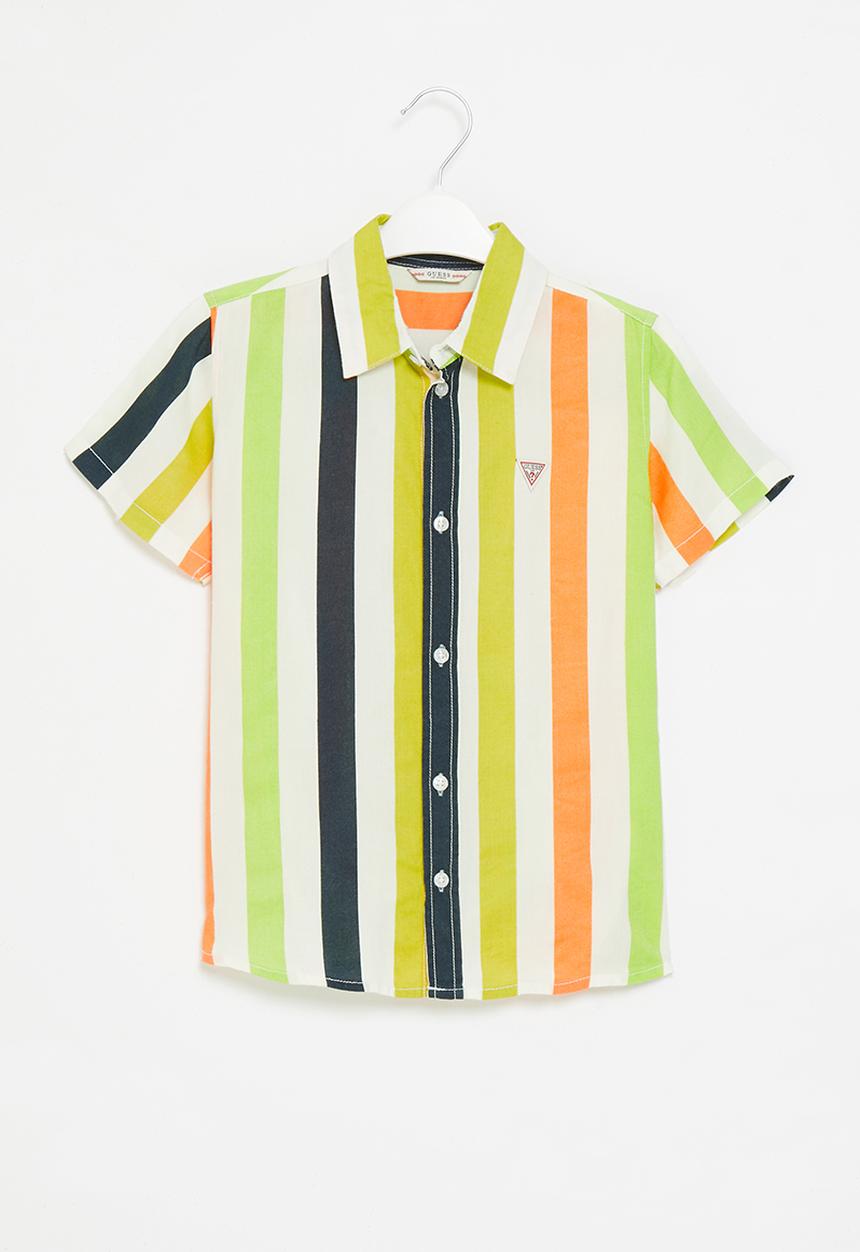 GUESS - Short sleeve stripe shirt - multi