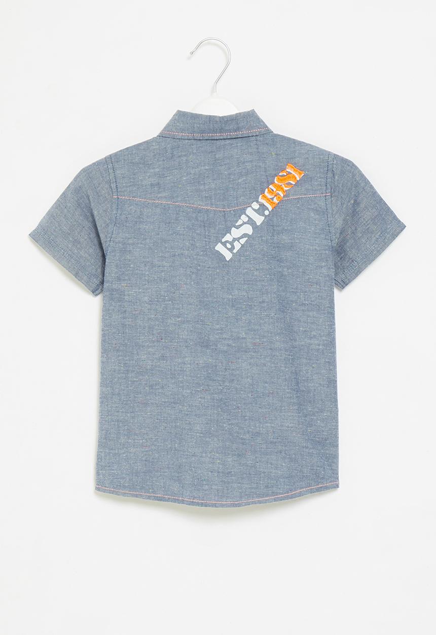 GUESS - Younger boys short sleeve - blue 