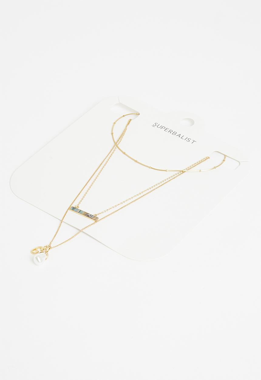 Superbalist - Kerri layered necklace - gold