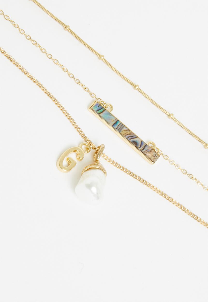 Superbalist - Kerri layered necklace - gold