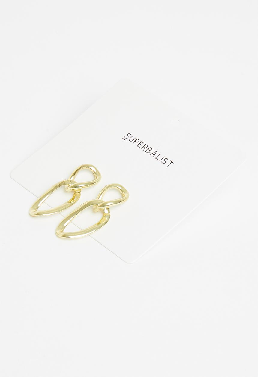 Superbalist - Chain link earrings - gold