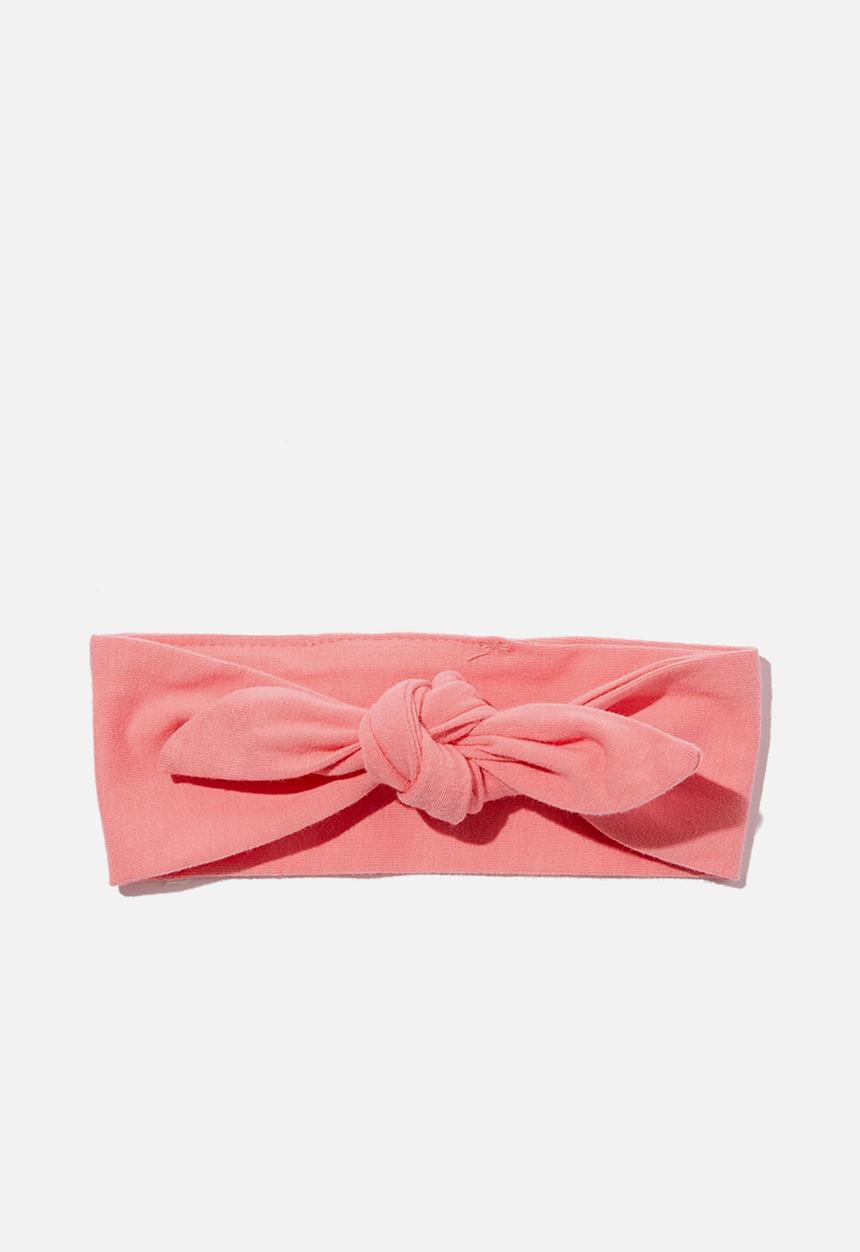 Cotton On - The tie headband - retro coral