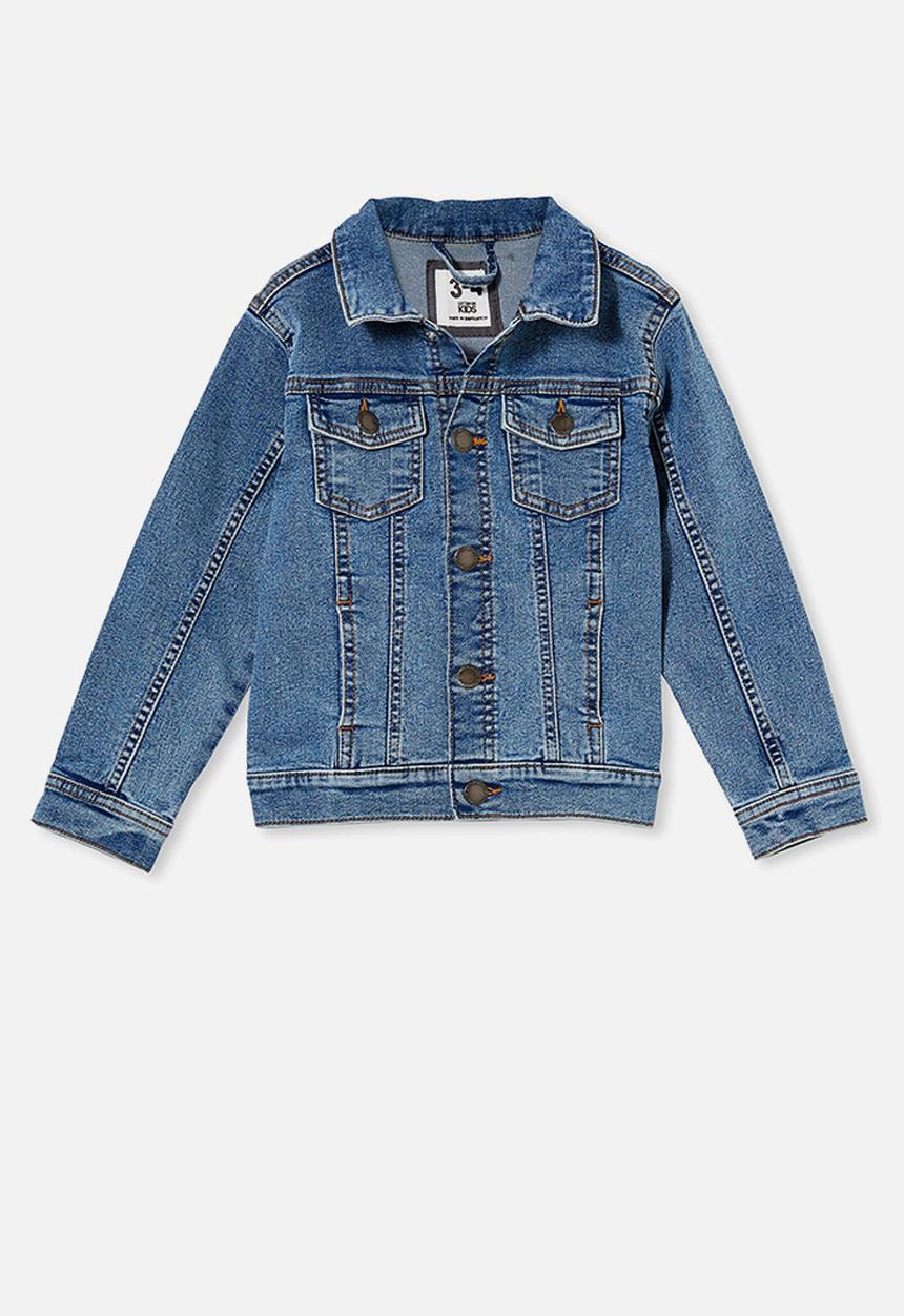Cotton On - Relaxed fit jacket - bondi mid blue