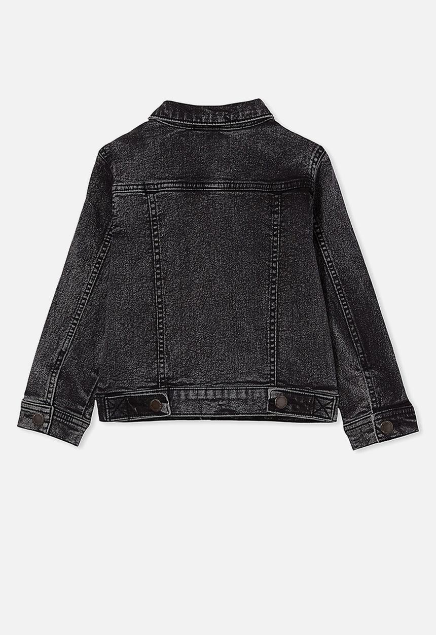 Cotton On - Relaxed denim jacket - cottesloe washed black
