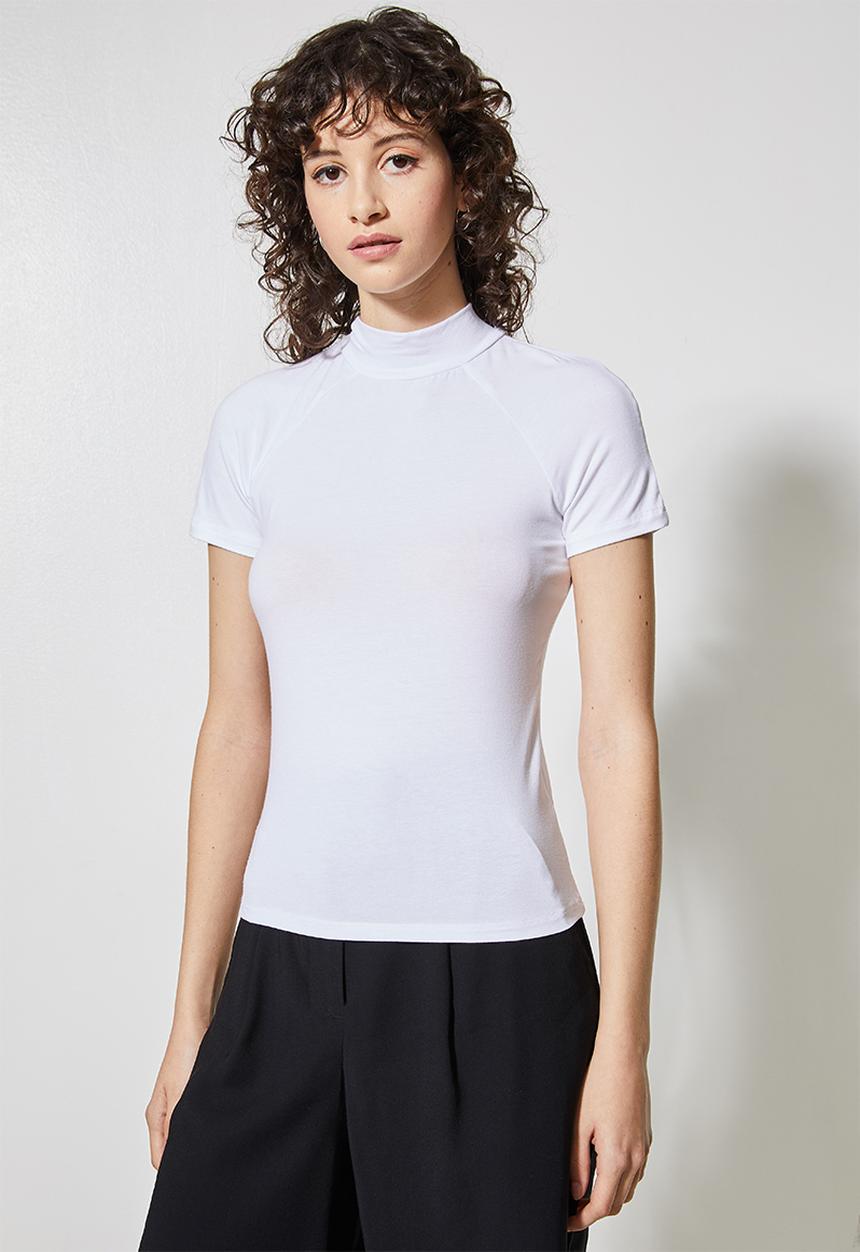 Superbalist - 2-pack funnel neck tee - black & white