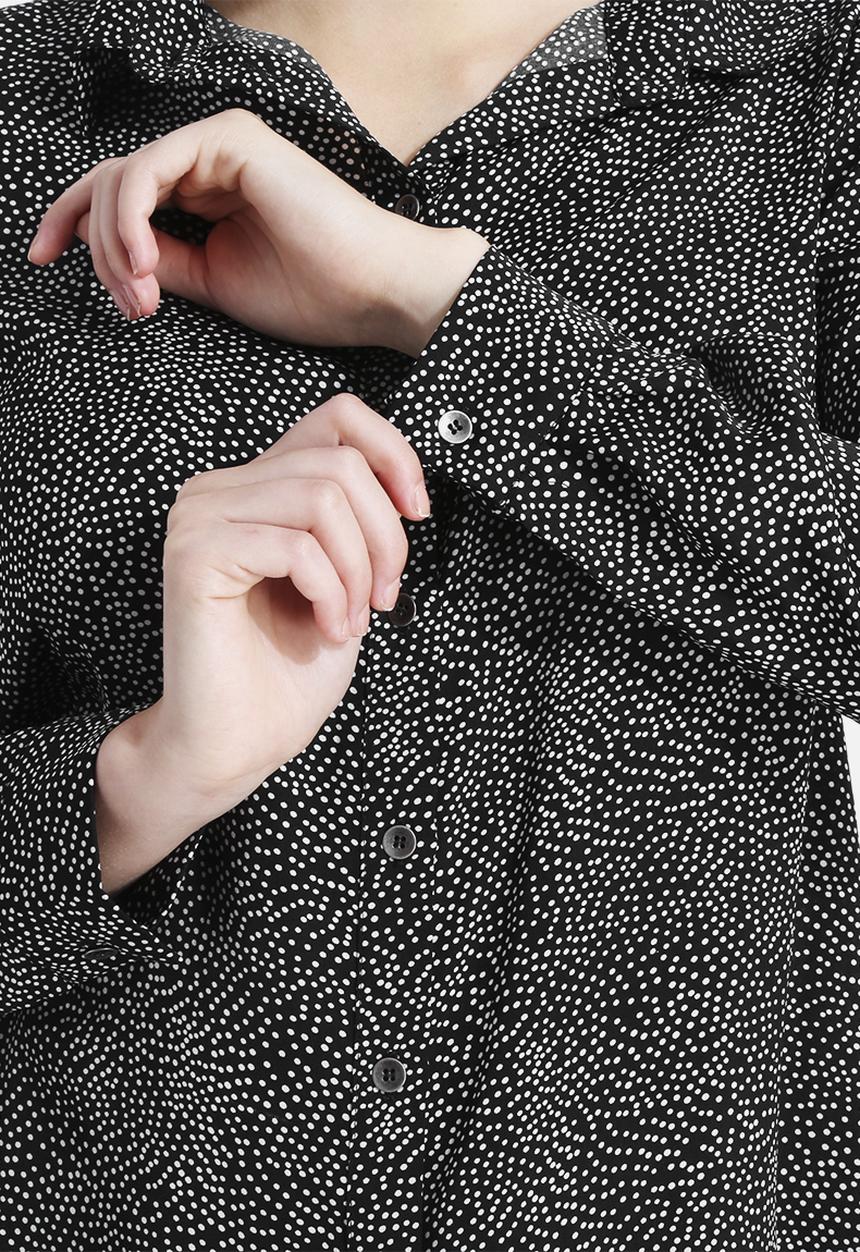Goldie - Sass Mini Dot Drop Hem Blouse
