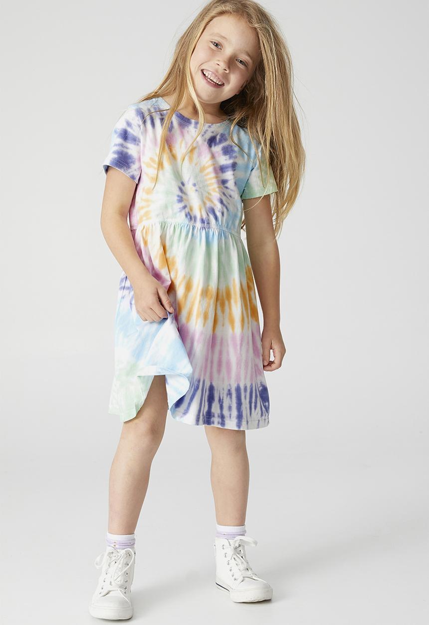 Cotton On - Freya short sleeve dress - aqua