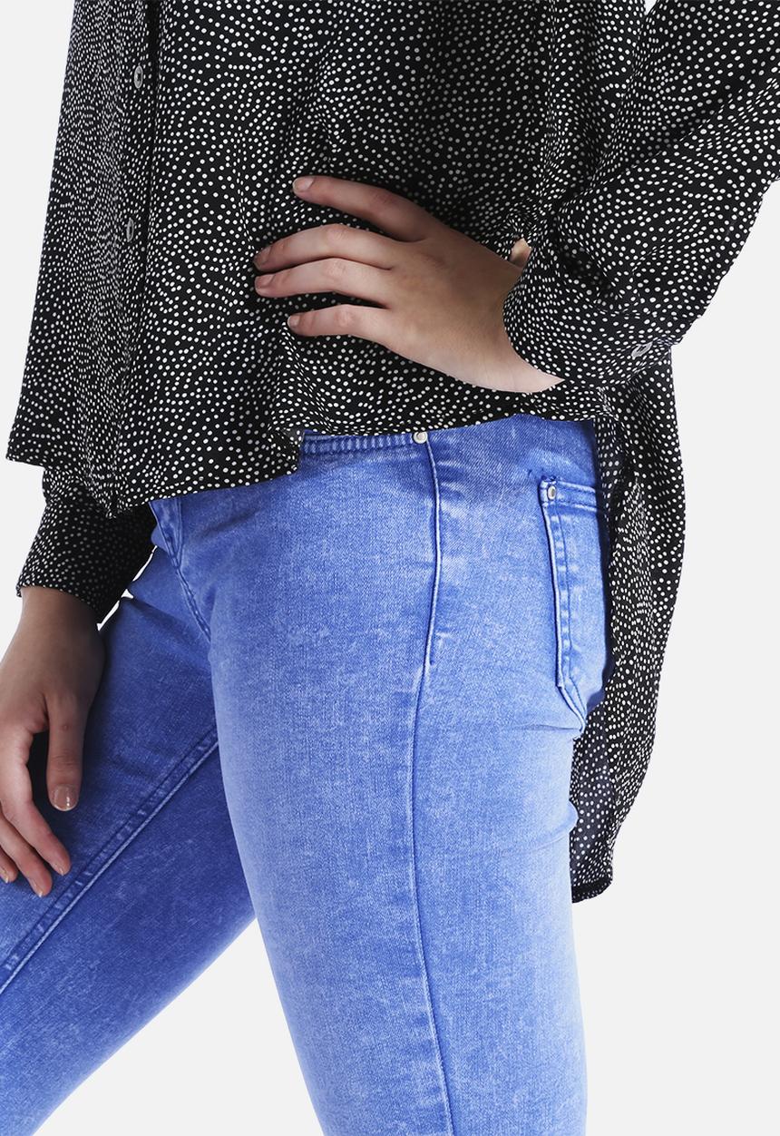 Goldie - Sass Mini Dot Drop Hem Blouse