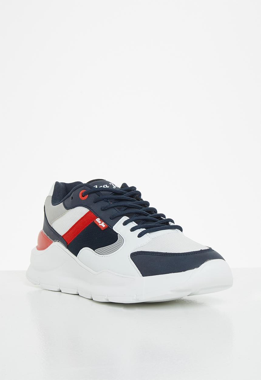 Aca Joe - Mens core sneaker - navy & white 
