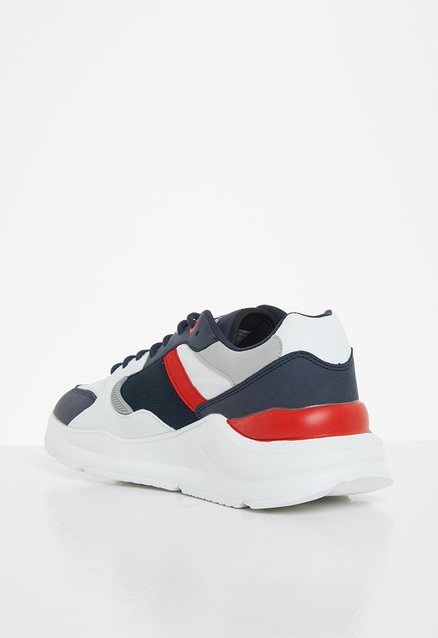 Aca Joe - Mens core sneaker - navy & white 