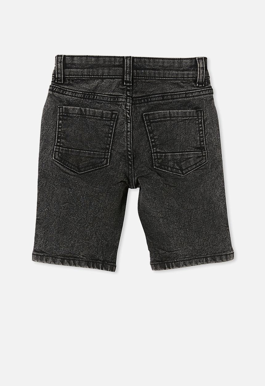 Cotton On - Slim fit short - washed black