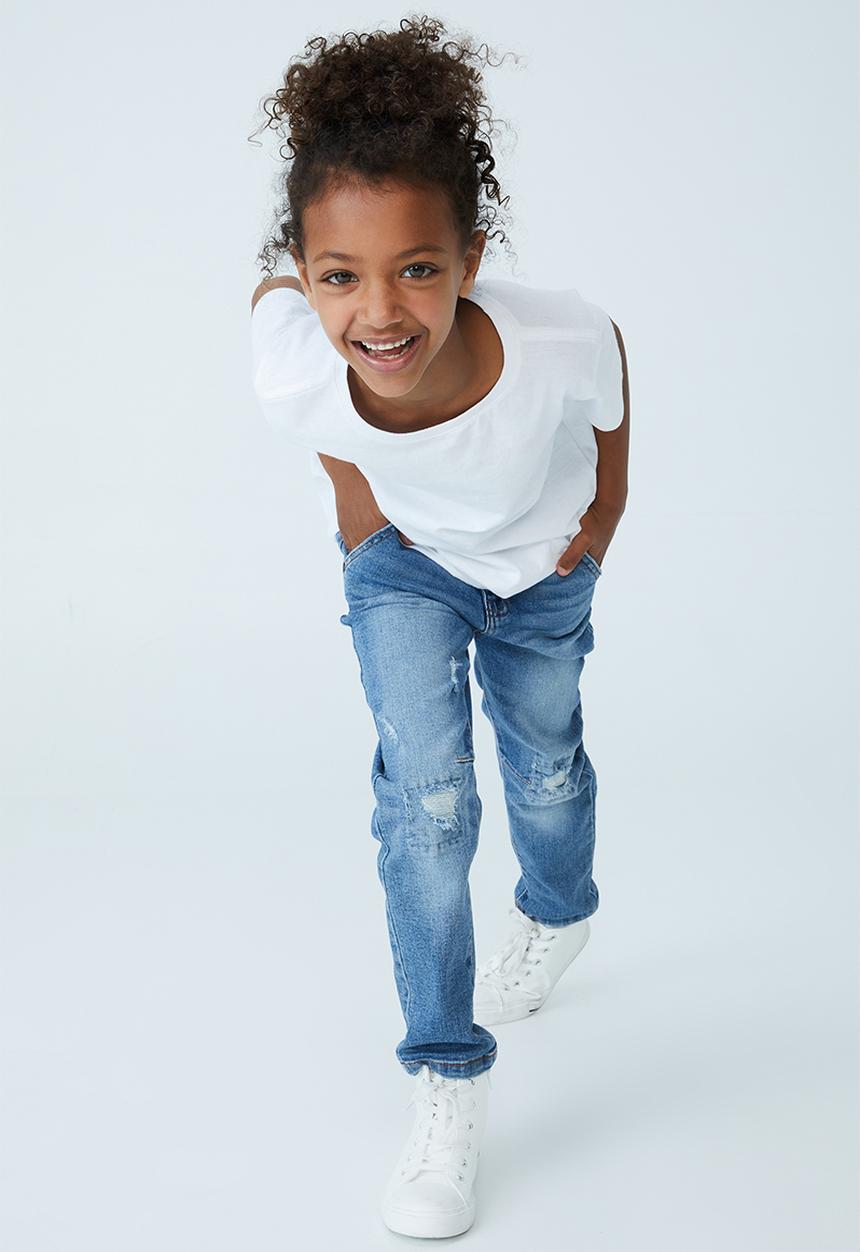 Cotton On - Slim fit jean - mid blue