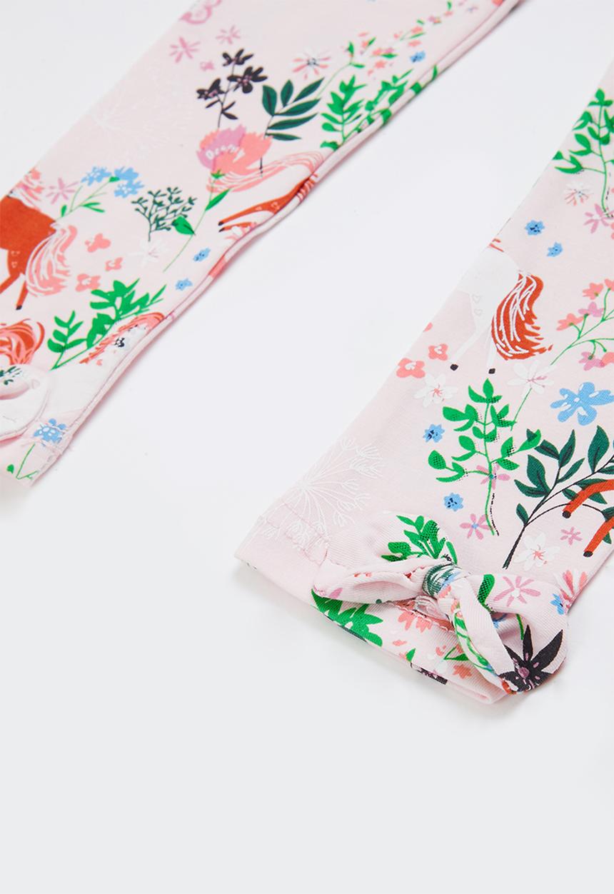 Pop Candy - Girls unicorn floral legging - pink