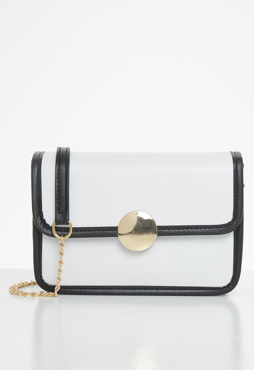 Superbalist - Jordan crossbody bag - black & white 