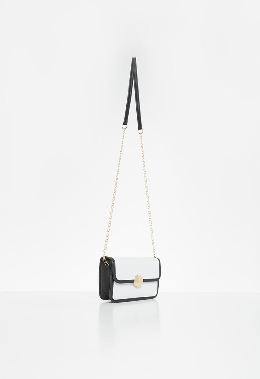 Superbalist - Jordan crossbody bag - black & white 
