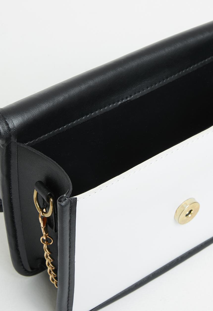 Superbalist - Jordan crossbody bag - black & white 