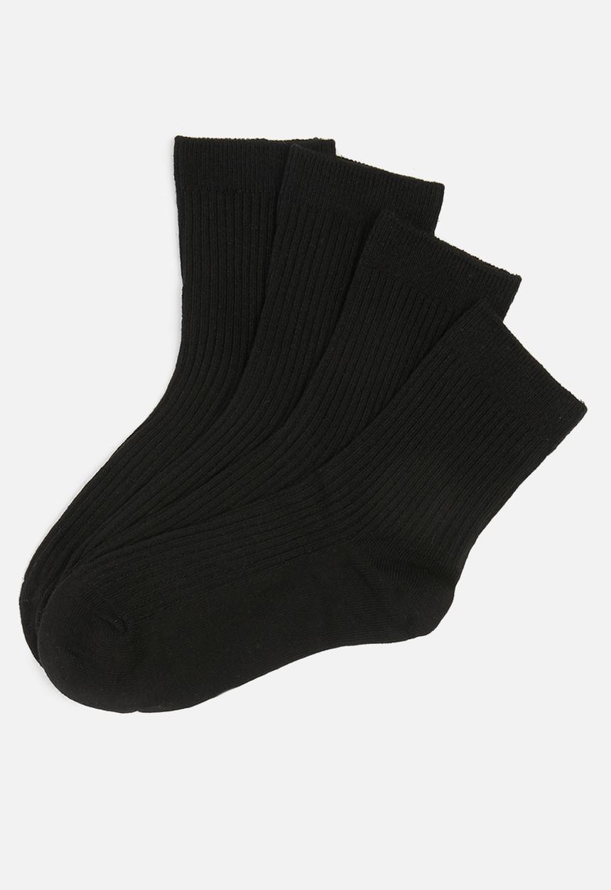 Rebel Republic - 2 pack socks - black