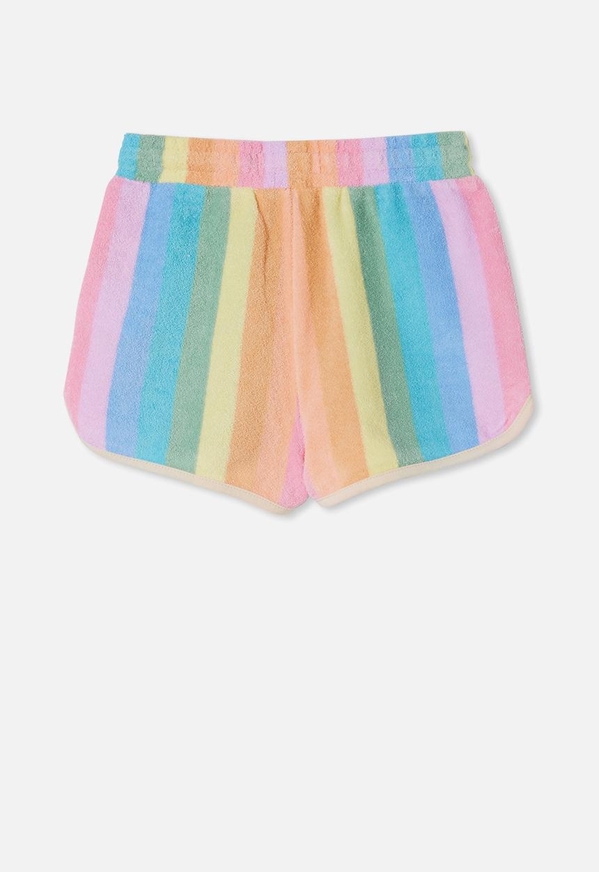 Cotton On - Nina knit short - rainbow stripe