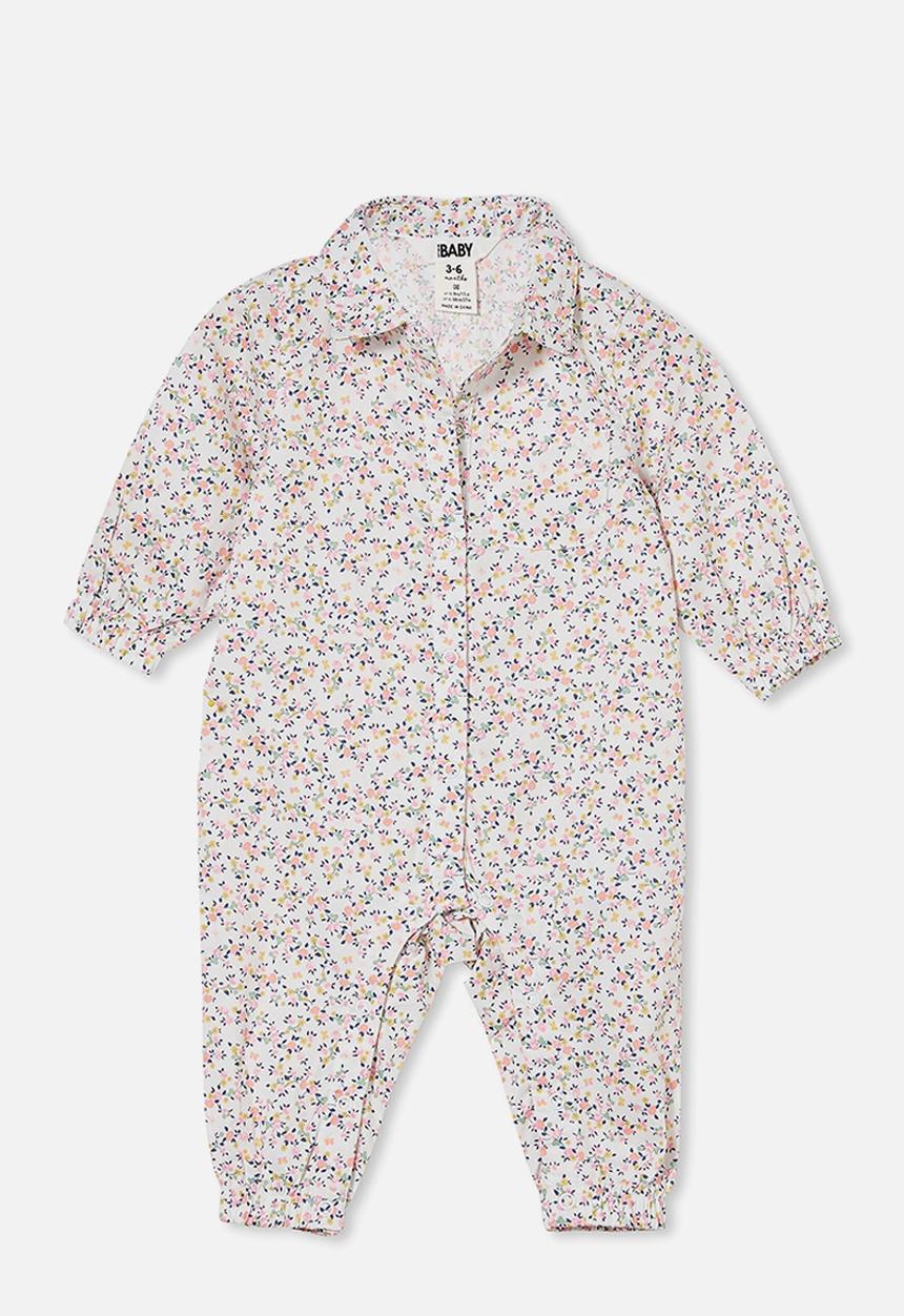 Cotton On - Noah boilersuit - vanilla/cali pink