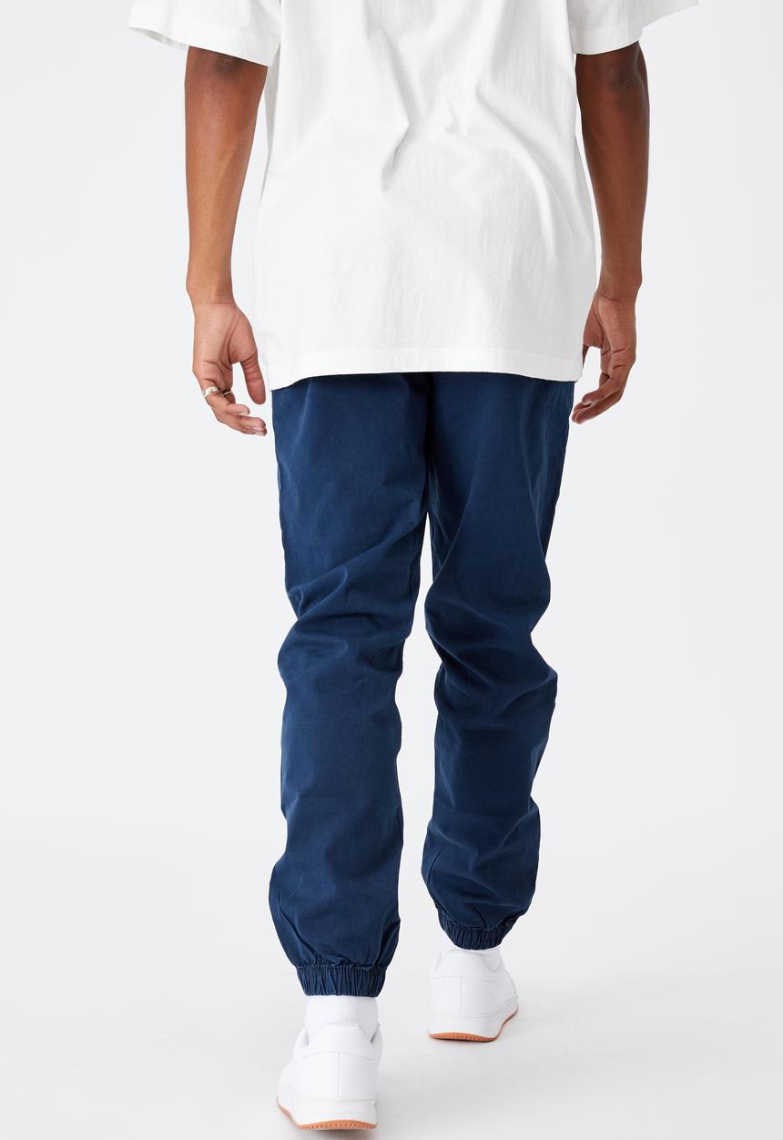Cotton On - Drake cuffed pant - navy