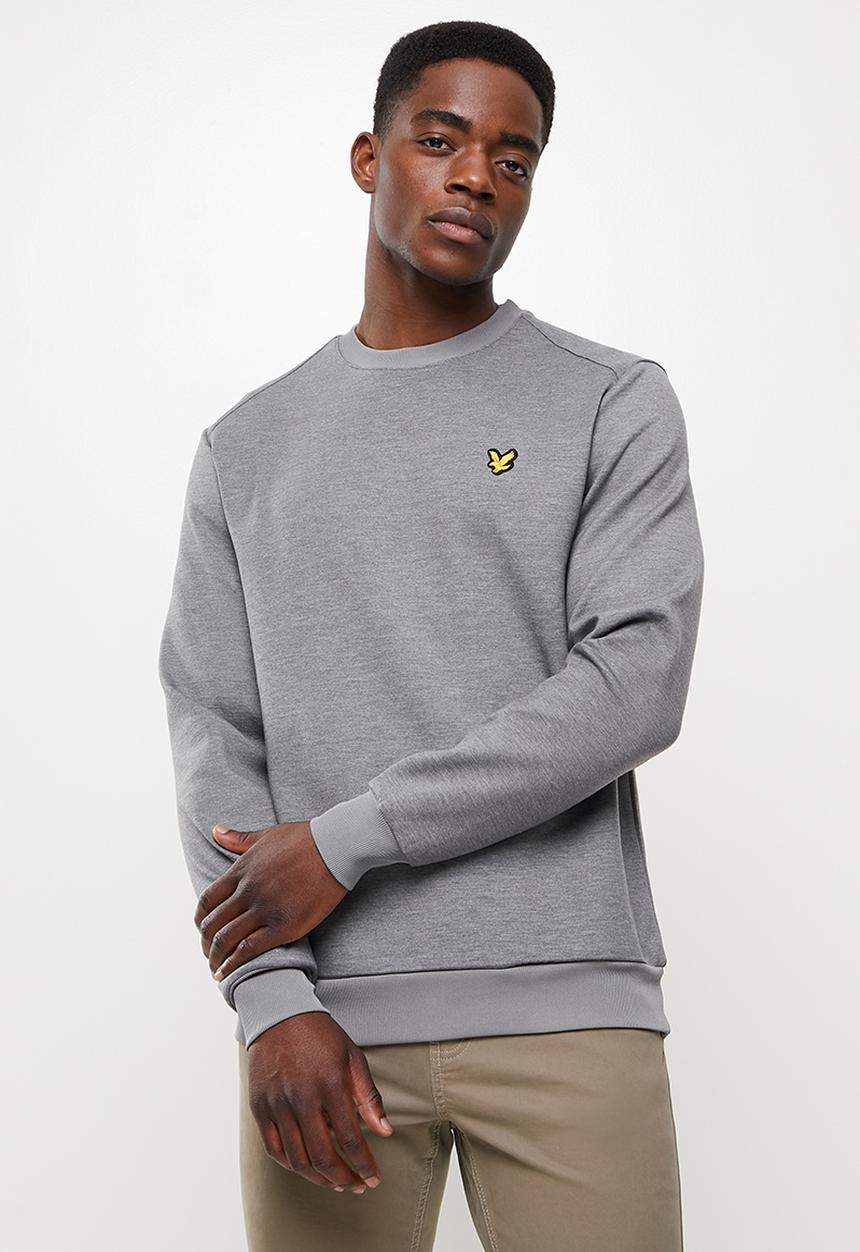 Lyle & Scott - Crew neck fly fleece - grey