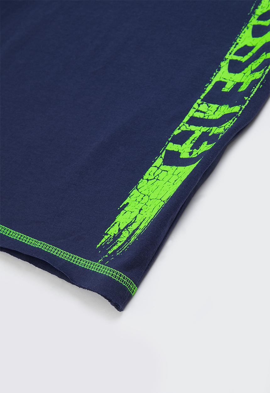 GUESS - Younger boys short sleeve raglan T-shirt - grey & navy