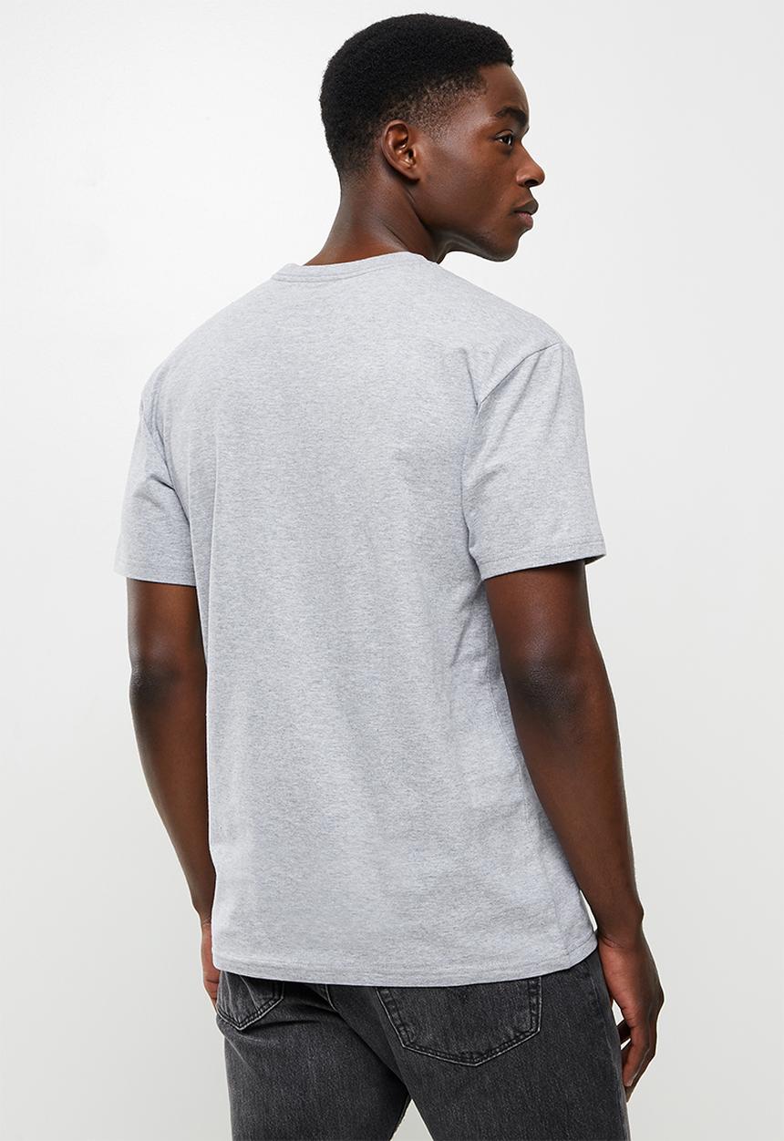 Vans - Left chest logo plus short sleeve tee - grey