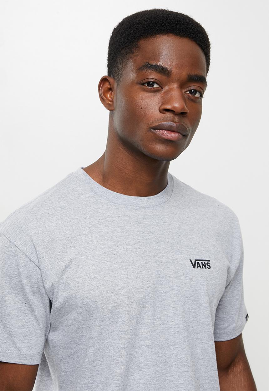 Vans - Left chest logo plus short sleeve tee - grey