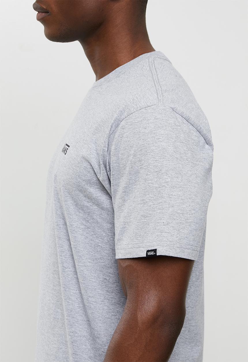 Vans - Left chest logo plus short sleeve tee - grey