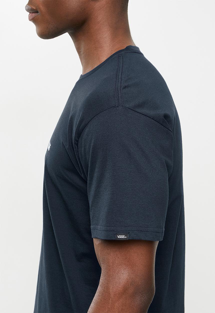 Vans - Left chest logo tee - navy & white