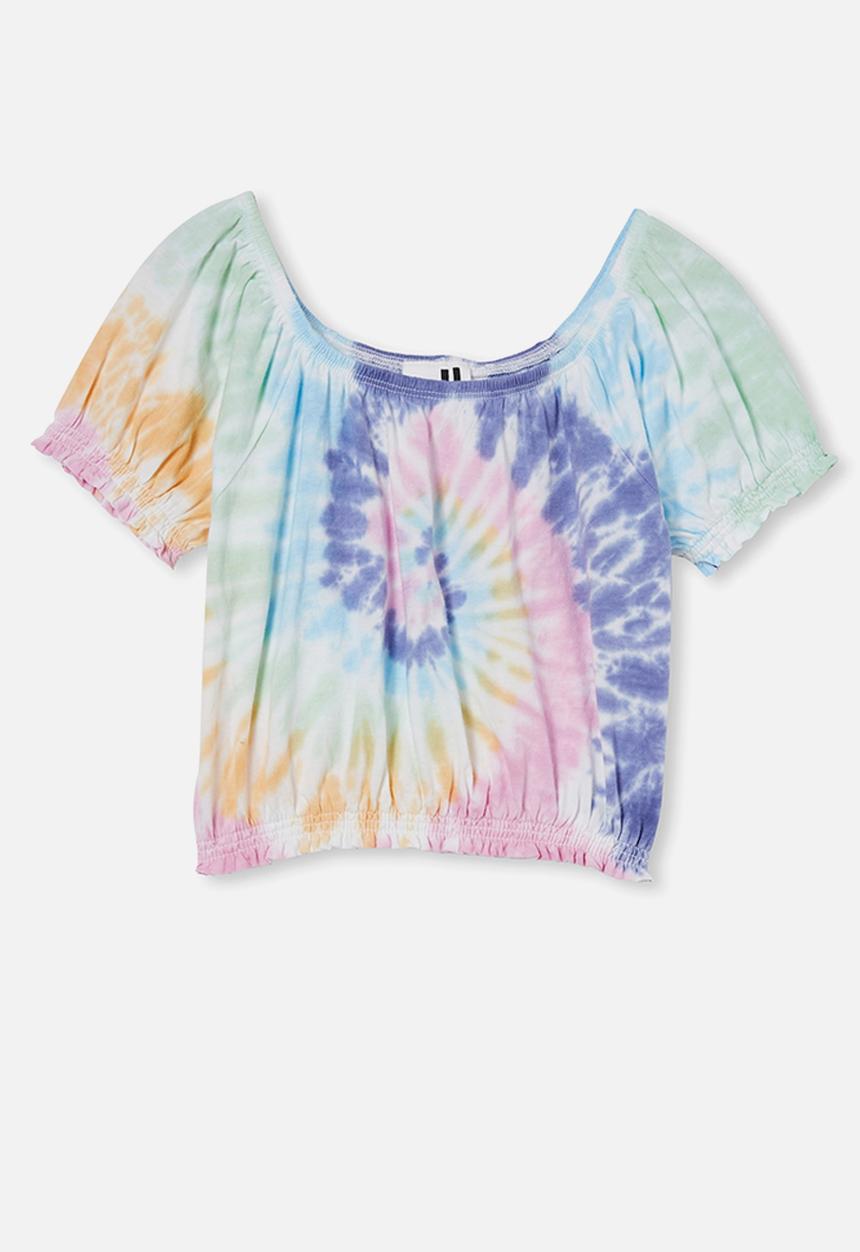 Cotton On - Daphne puff sleeve top - aqua
