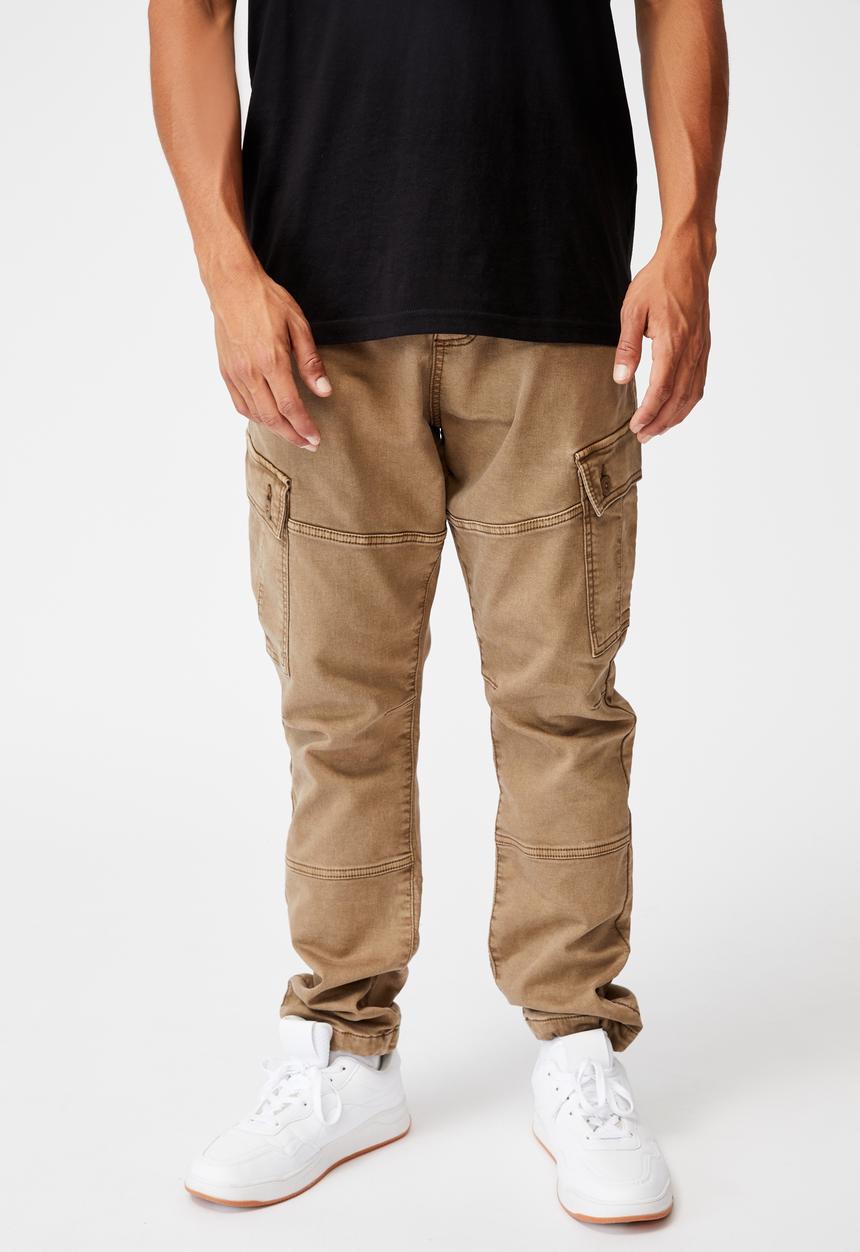 Cotton On - Military cargo pant - stone