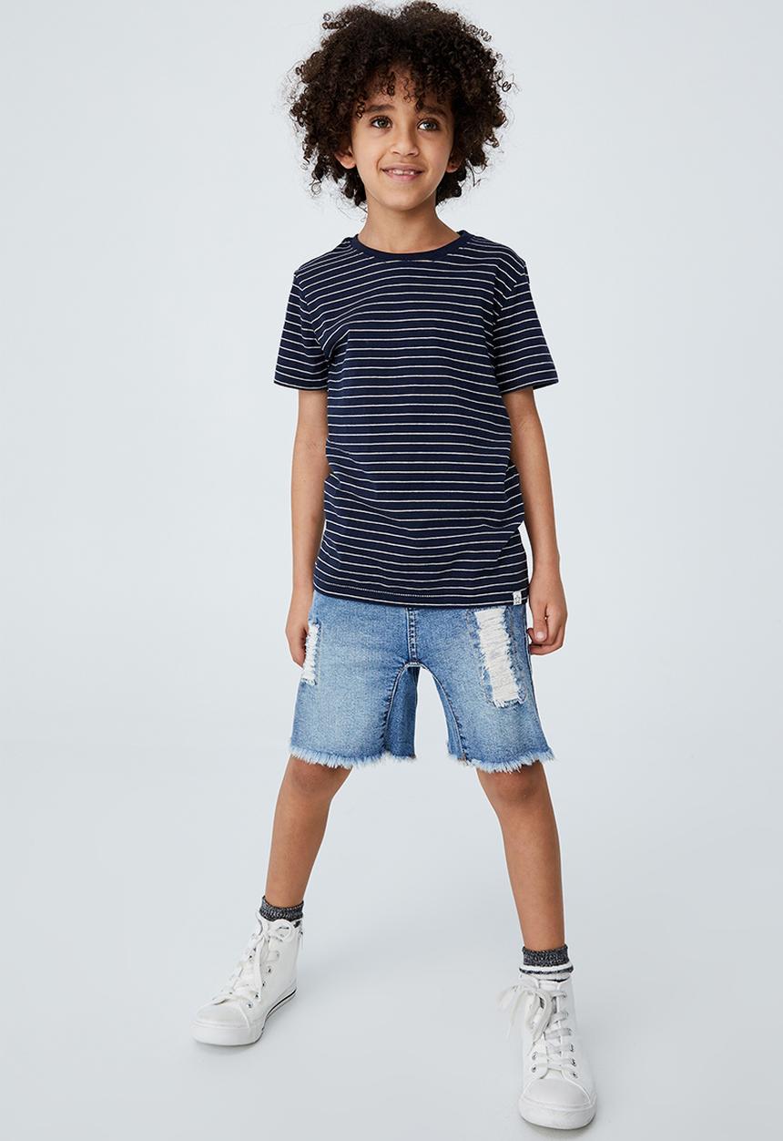 Cotton On - Straight fit short -  mid blue
