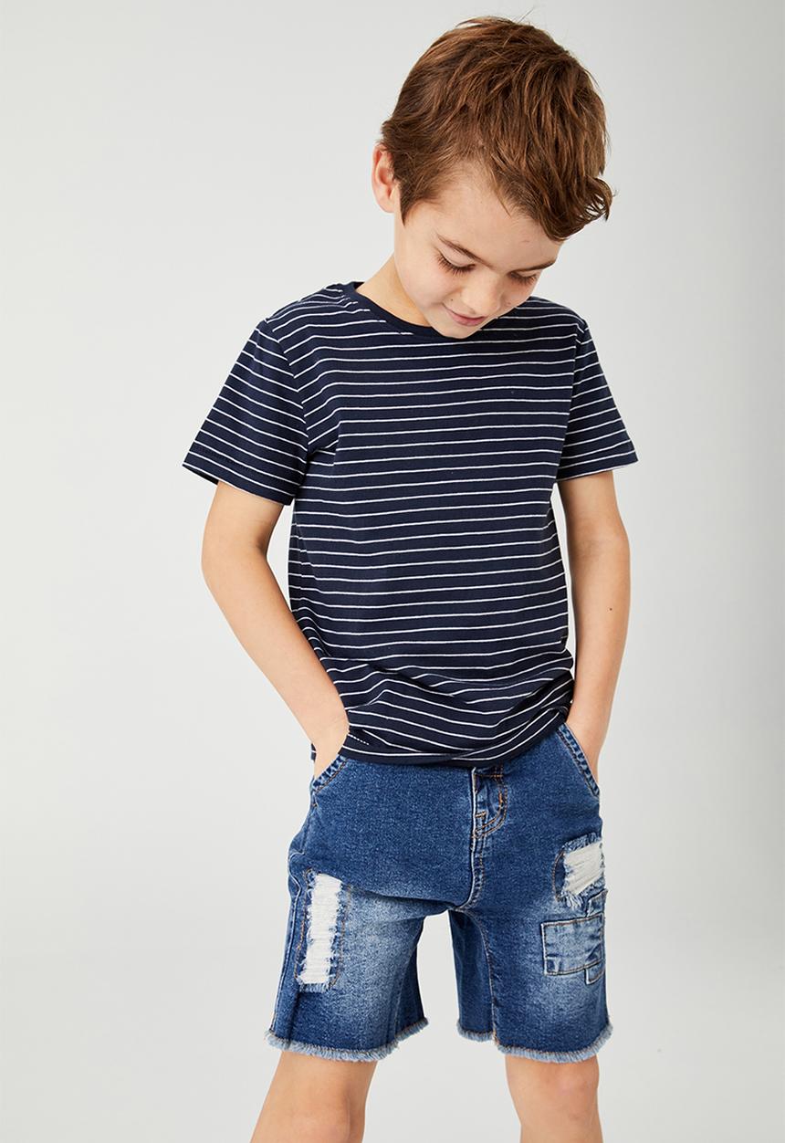 Cotton On - Straight fit short - dark blue