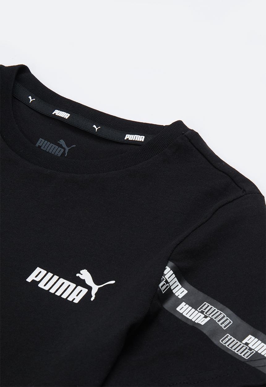 PUMA - Puma power tape tee b - black