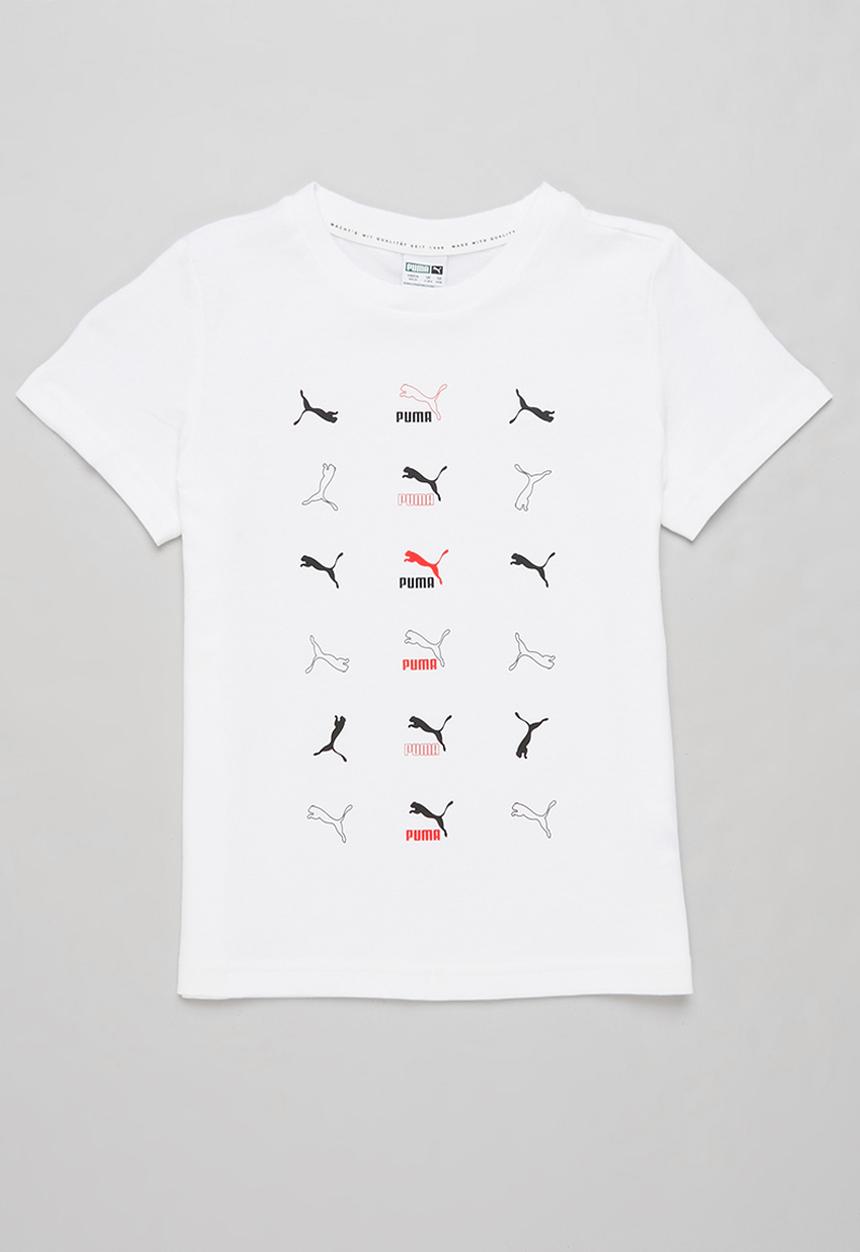 PUMA - Classics graphic tee b - white 