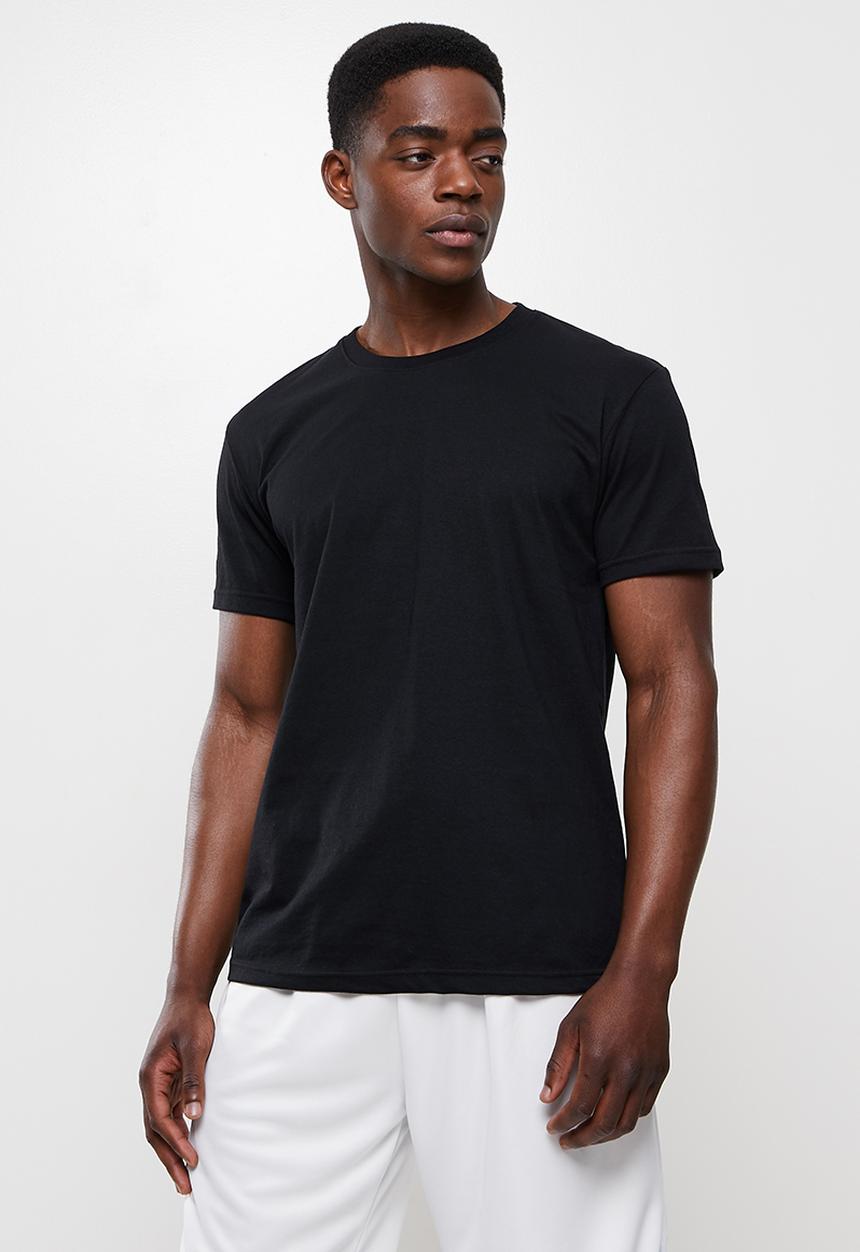 basicthread - Crew neck T-shirt - black