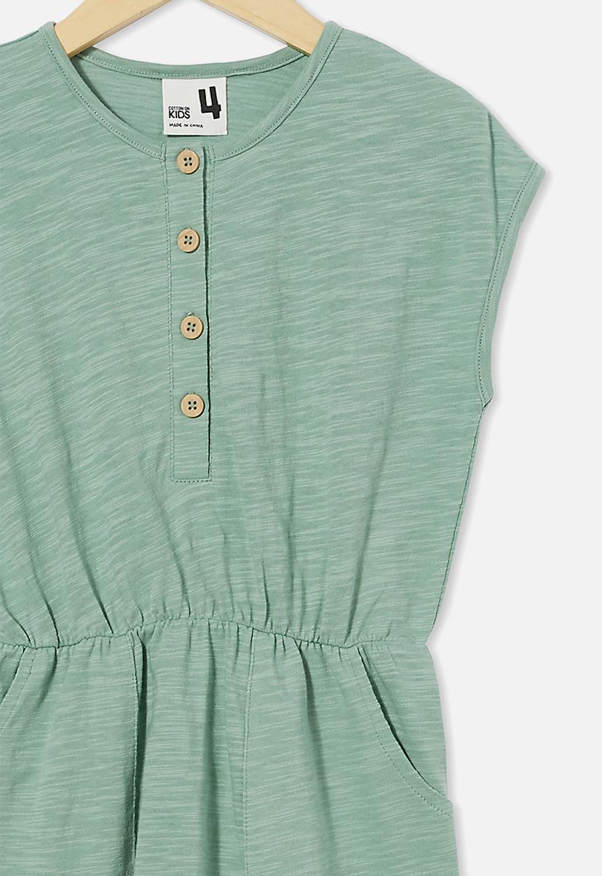 Cotton On - Sigrid short sleeve dress - smashed avo