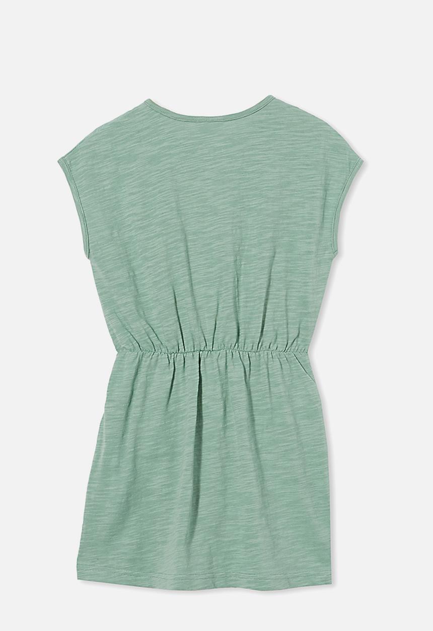 Cotton On - Sigrid short sleeve dress - smashed avo
