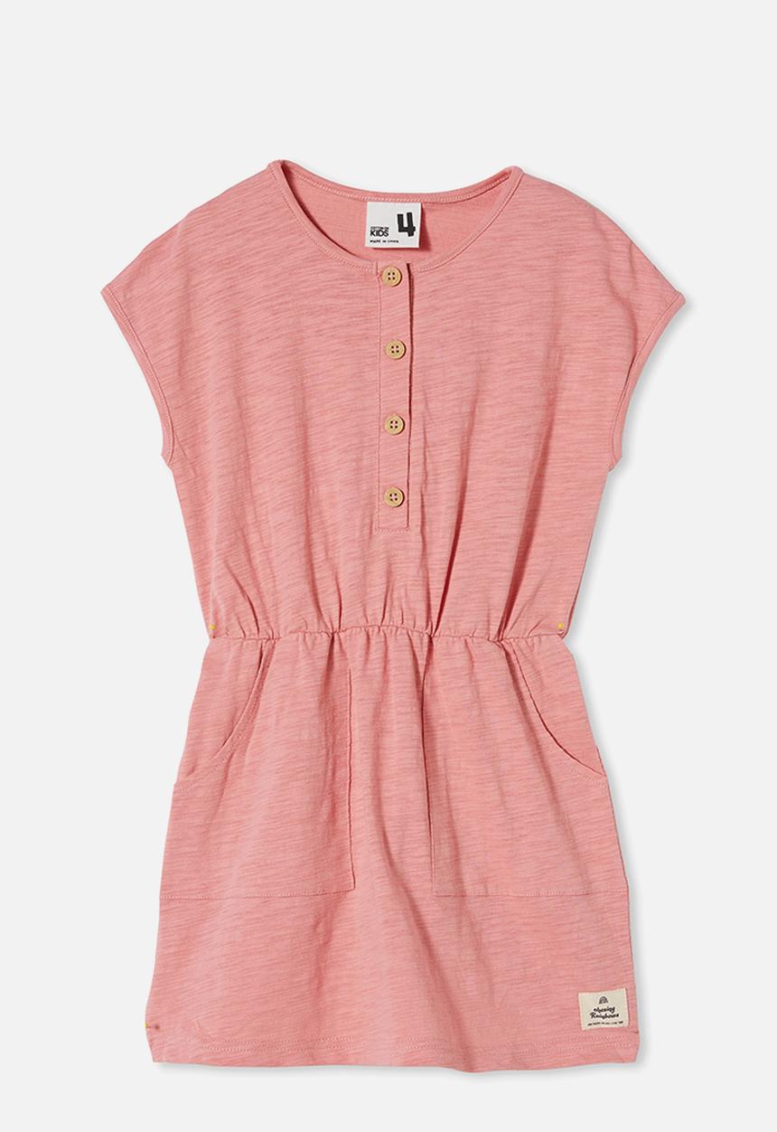 Cotton On - Sigrid short sleeve dress - musk rose
