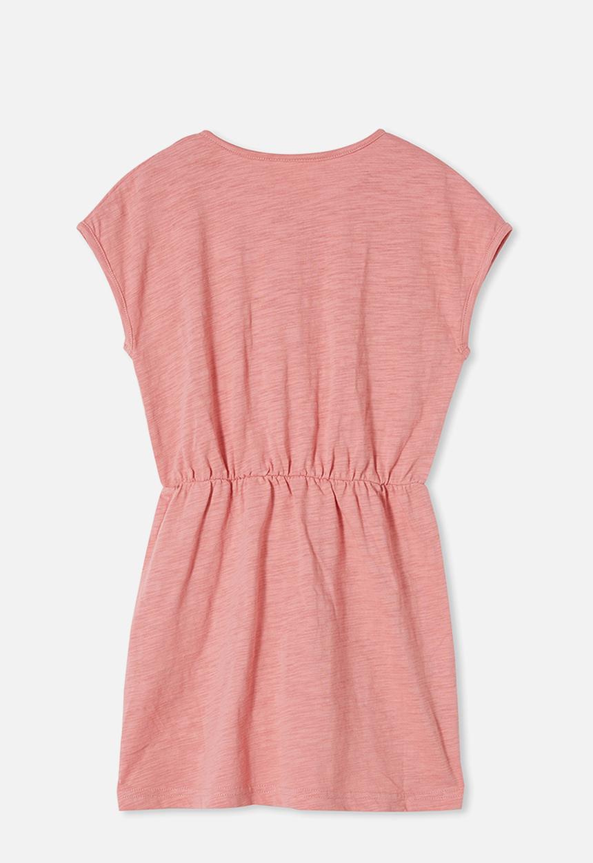 Cotton On - Sigrid short sleeve dress - musk rose