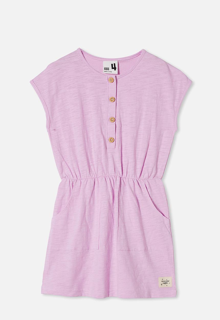 Cotton On - Sigrid short sleeve dress - pale violet