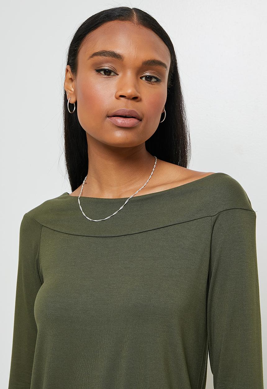 edit - Ballerina sleeve jumpsuit - khaki