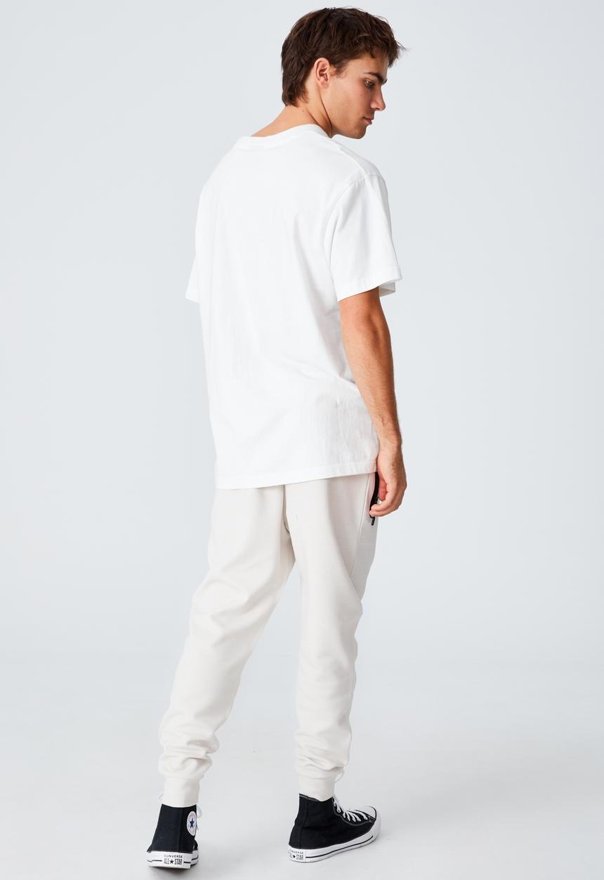 Cotton On - Tech track pant - stone