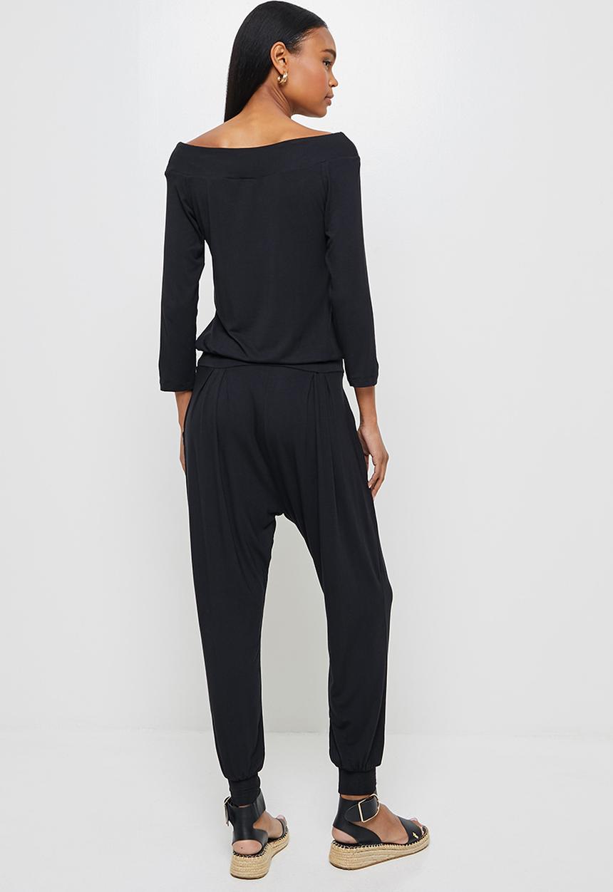 edit - Ballerina sleeve jumpsuit - black