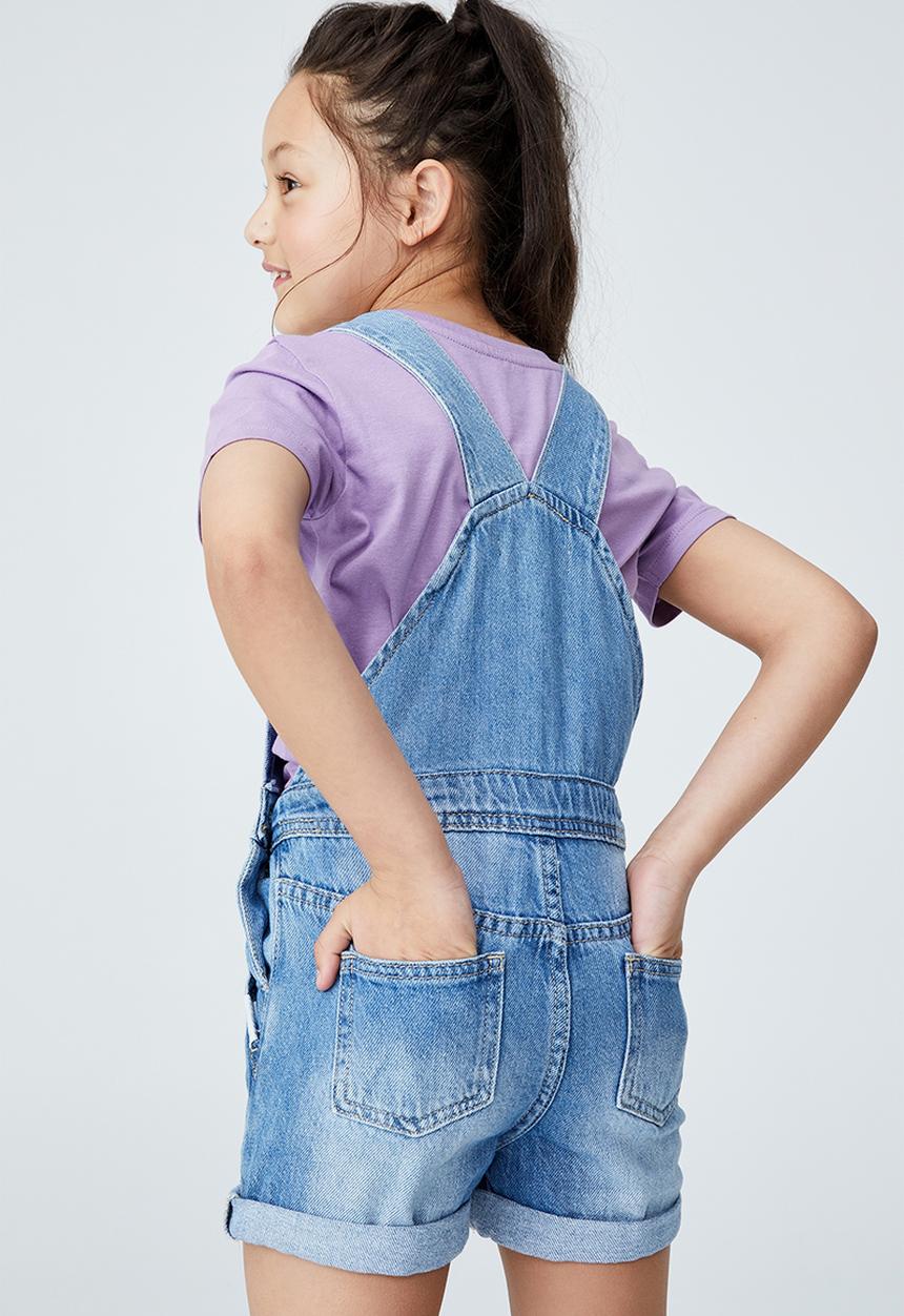 Cotton On - Ginnie slouch shortall - blue 