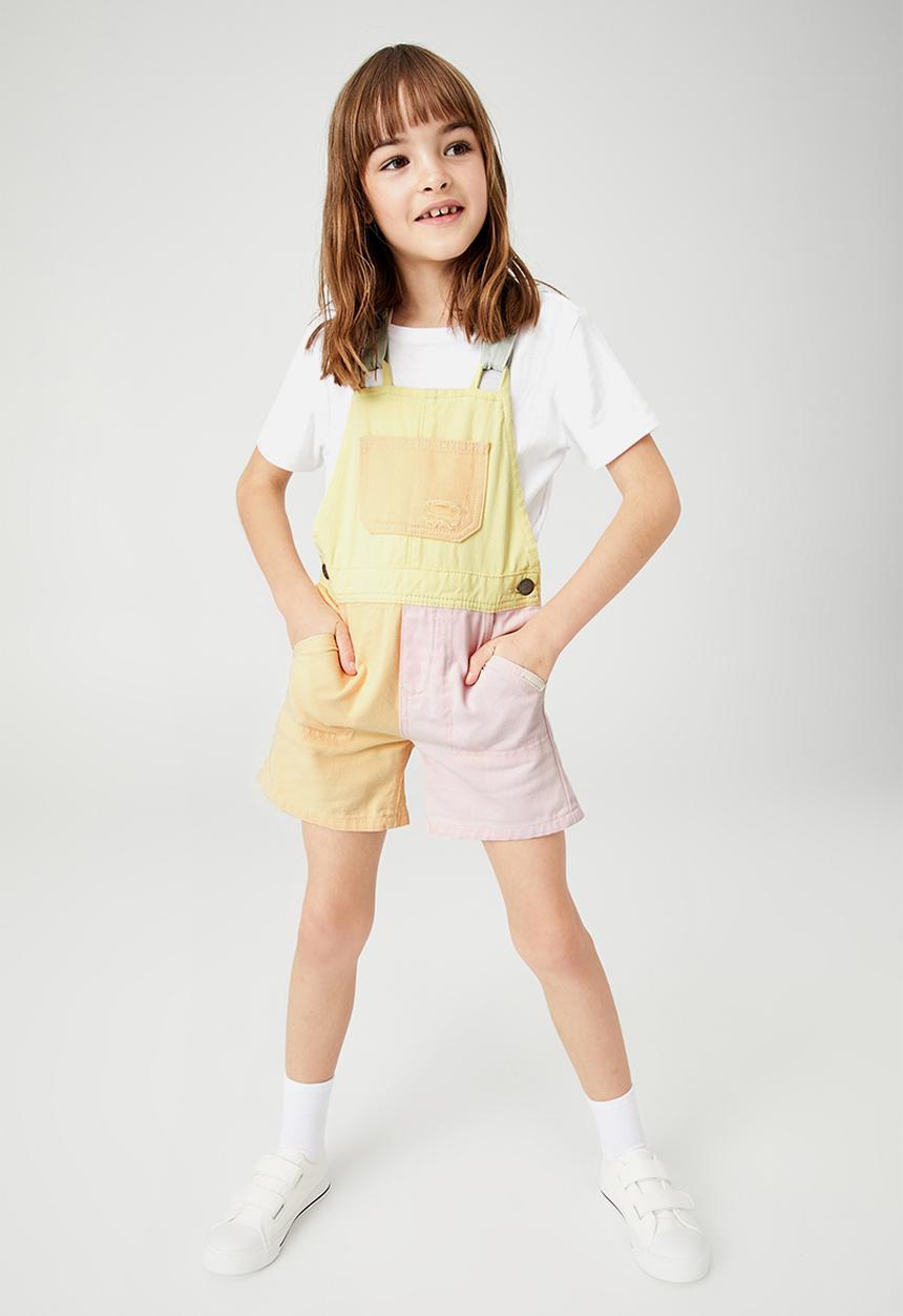Cotton On - Ginnie slouch shortall - multi 